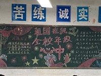 “喜迎国庆 强国有我”——信息工程系开展黑板报评比活动