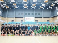 篮动青春 情牵两岸　——张家港分院迎来台湾高雄高苑工商篮球交流团